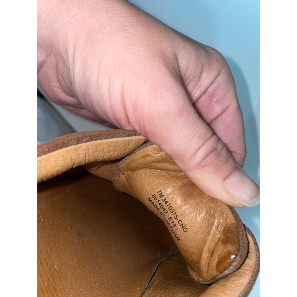 Frye Brown Leather Flats - Picture 10 of 11